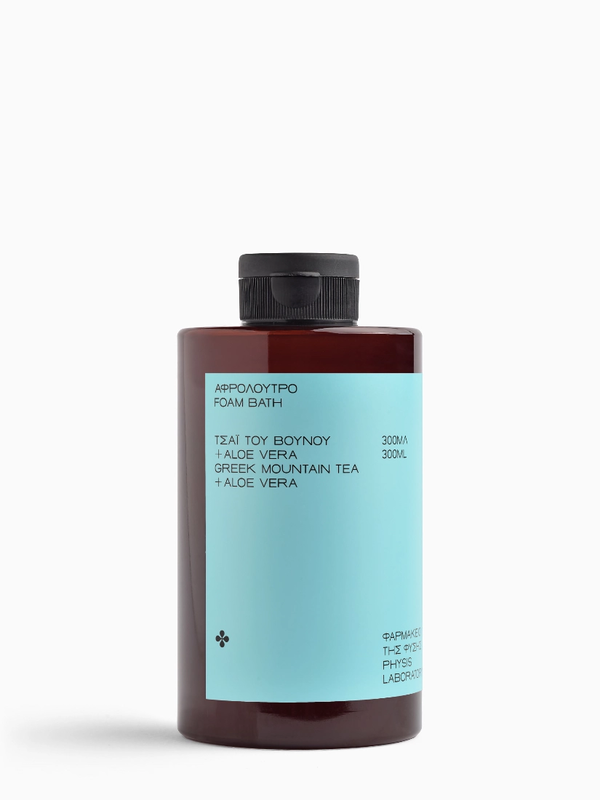 Physis laboratory foam bath with greek mountain tea and aloe vera - 300ml, , medium-null