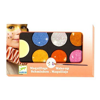 6 metallic colors face painting