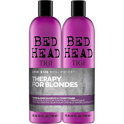 Tigi bed head therapy for blondes shampoo & conditioner 2 x 750ml