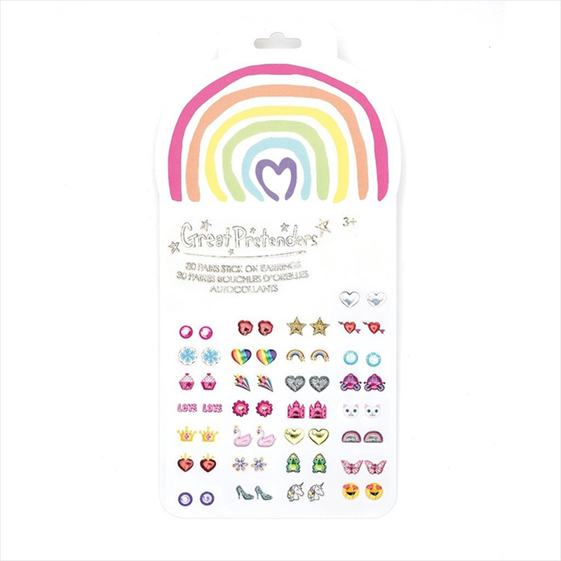 Rainbow 30 pairs of earrings-null
