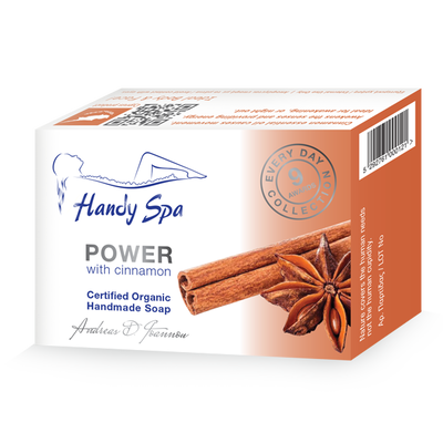 Power soap with cinnamon