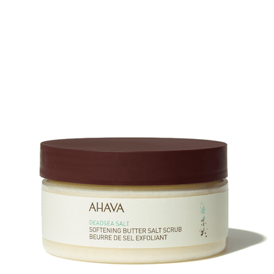 Ahava dead sea salt softening butter salt scrub 235ml, , medium