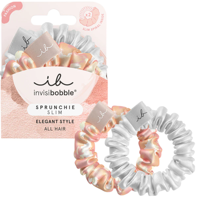 Invisibobble sprunchie slim bella chrome, hair accesories