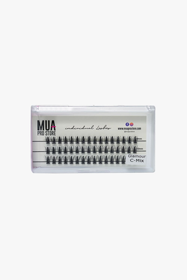 Eyelashes glamour- c mix, , medium