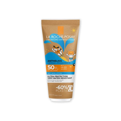 La roche-posay anthelios dermo-pediatrics wet skin lotion SPF 50+ for kids - 200ml, , medium