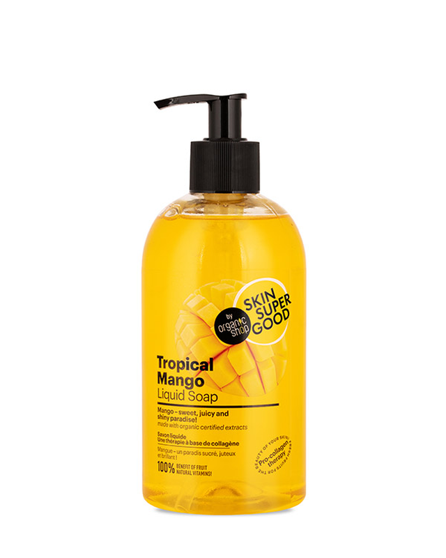 Tropical mango liquid soap procollagen therapy, , medium-null