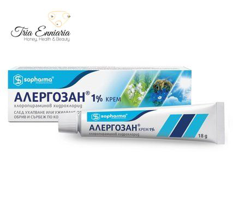 For rash and itching, allergozan 1% ointment, ungvent 18 g, sofarma, , medium-null