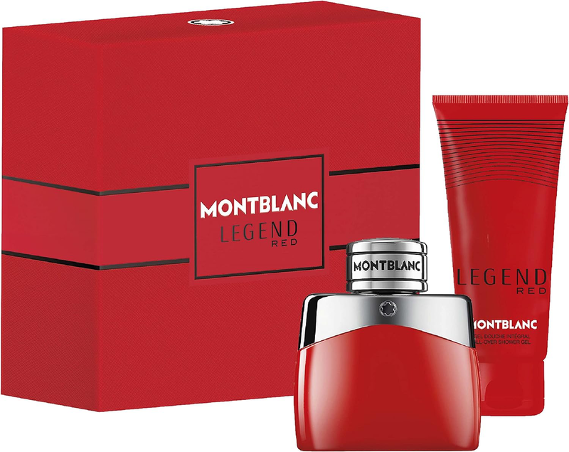 Montblanc legend red eau de parfum 50ml + shower gel  100ml gift set, , medium image number null