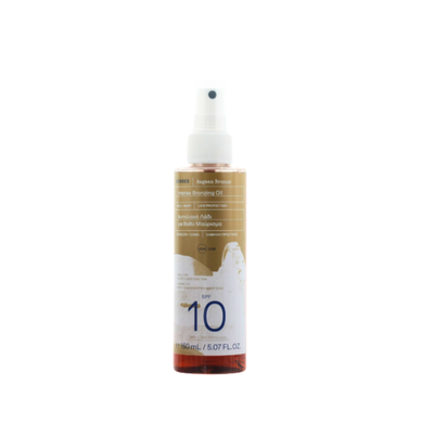 Korres aegean bronze intense bronzing oil face & body SPF10+ 150ml, , medium