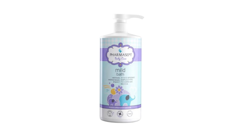 Pharmasept baby care mild bath for hair & body, 1lt, , medium-null
