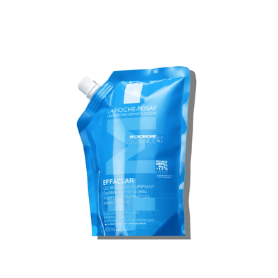 La roche-posay effaclar gel refill for acne-prone skin cleansing - 400ml, , medium