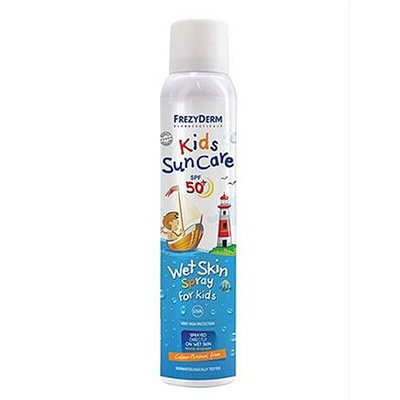 Frezyderm kids suncare SPF50 wet skin spray for kids 200ml