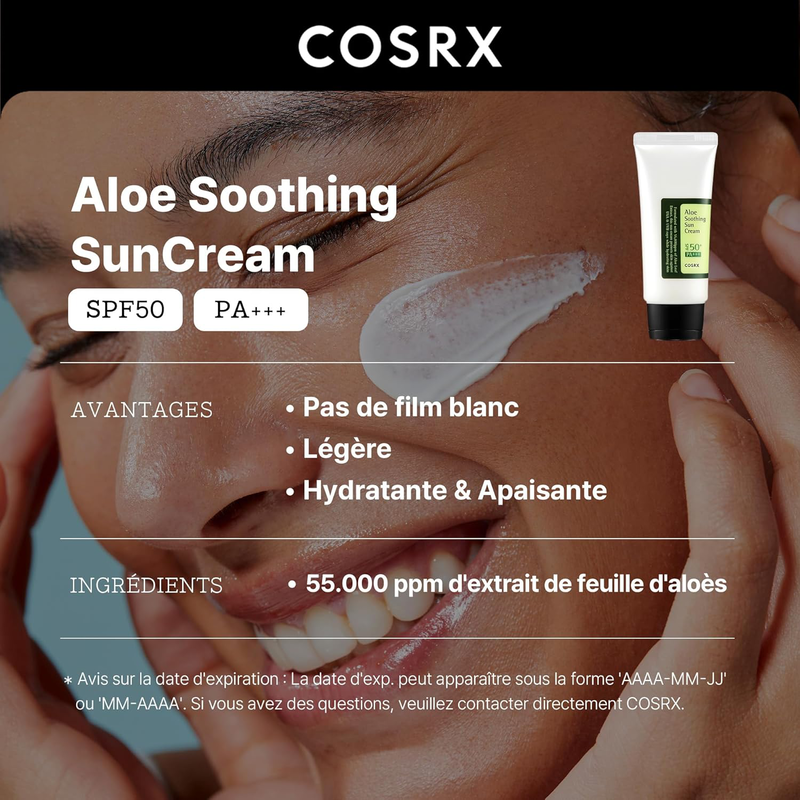 Cosrx &ndash; aloe soothing sun cream SPF50 pa+++, 50ml-null