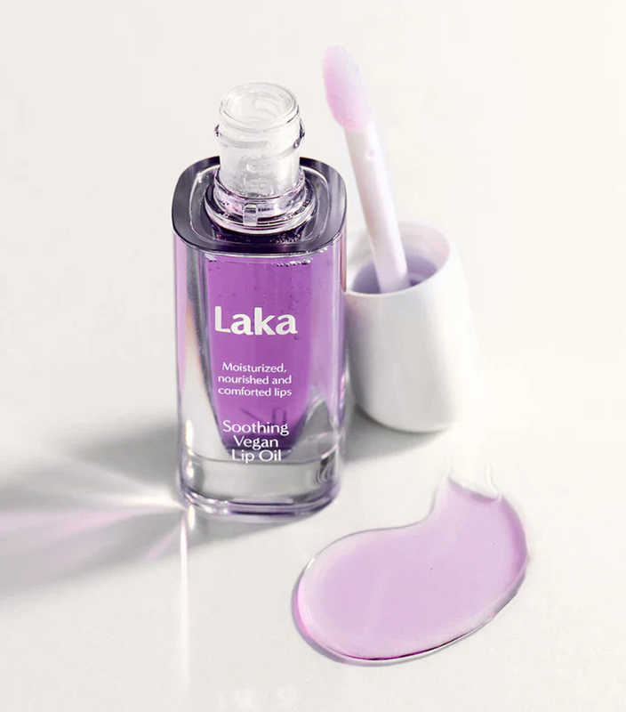 Soothing vegan lip oil #calming purple, , medium-null