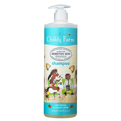 Childs farm strawberry & organic mint shampoo, 500ml, , medium
