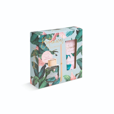 Botanical bath giftset with room diffuser, , medium