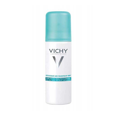 Vichy deodorant 48hr anti-perspirant deodorant spray no white marks & yellow stains 125ml, , medium