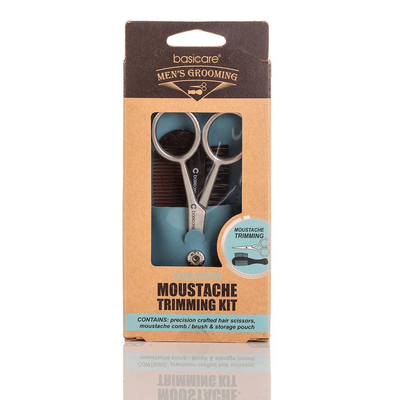 Basicare men moustache trimming kit 4029