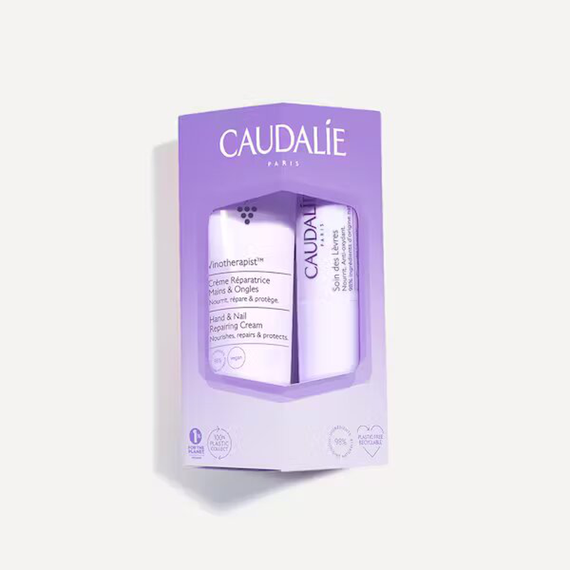 Product image: Caudalie vinotherapist set hand cream 15ml & lip conditioner-null