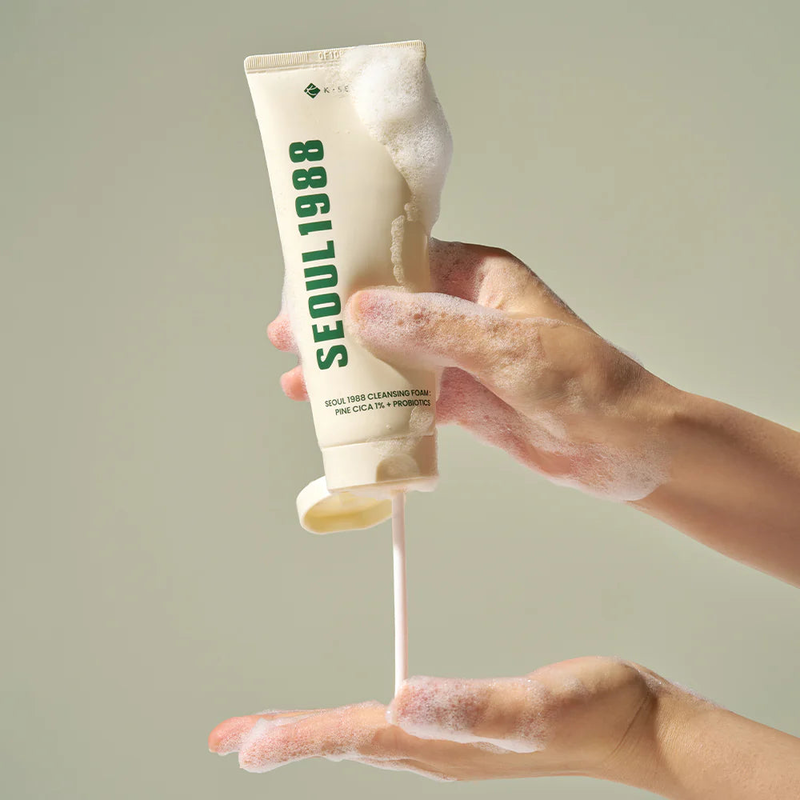 Ksecret seoul 1988 cleansing foam: pine cica 1% + probiotics - 150ml-null