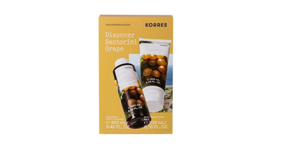Korres set santo shower gel&body milk