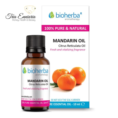 Mandarin (tangerine), pure essential oil, 10 ml, bioherba, , medium