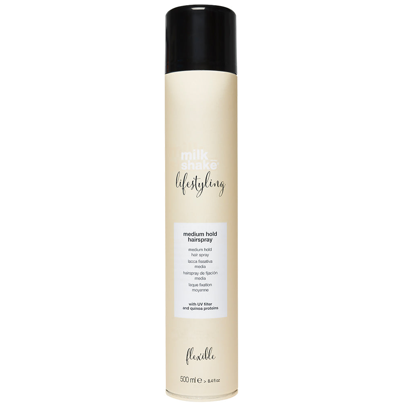 Milkshake medium hold hair spray 500ml, , medium-null