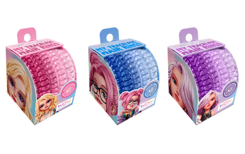 Wow Generation spiral hair elastics - assorted, , medium image number null
