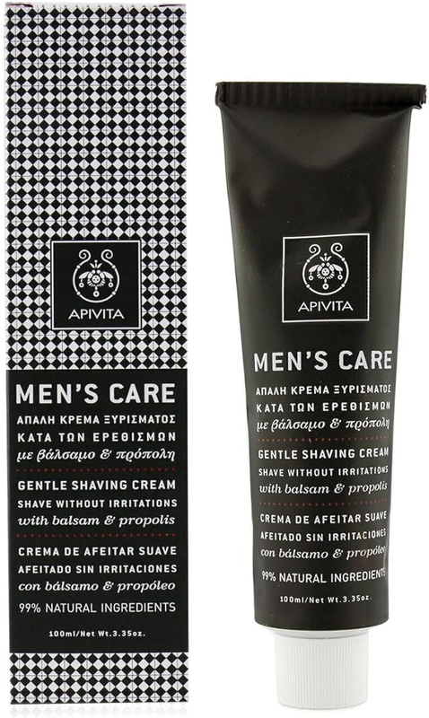 Apivita men's care Gentle shaving cream with balsam & propolis x 100ml image number null