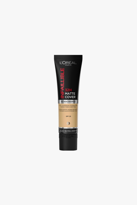 L'oreal infaillible 24h matte cover foundation, , medium