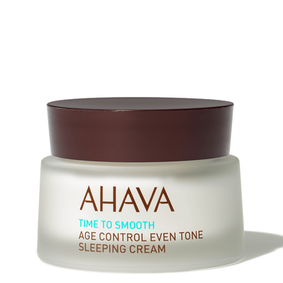 Ahava time t&omicron; smooth age control even tone sleeping cream 50ml, , medium