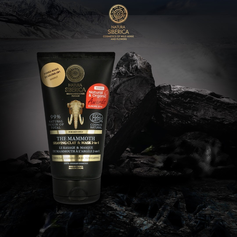 Men shaving clay & mask 2 in 1 mammoth 150ml-null