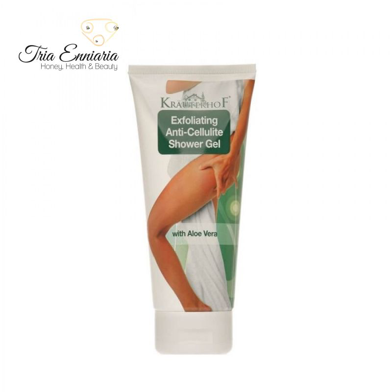 Anti-cellulite shower gel exfoliant,  200 ml, krauterhof, , medium-null