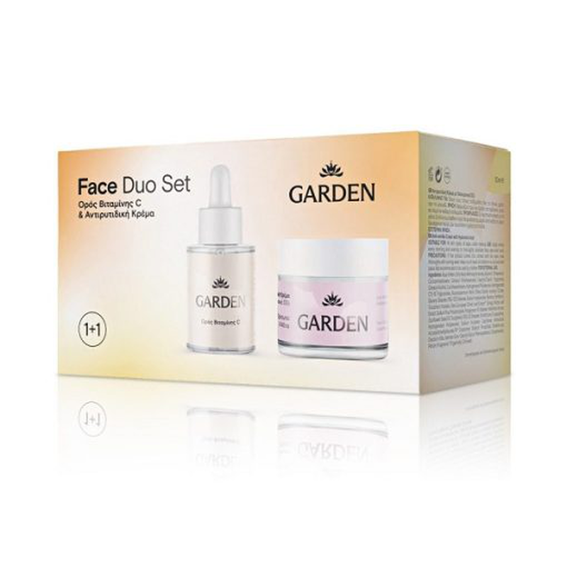 Product image: Garden face duo set vitamin c serum 30ml + anti-wrinkle cream 50ml-null