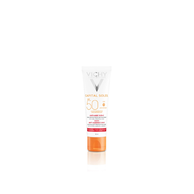 Vichy capital soleil anti-aging 3-in-1 sunscreen SPF 50 - 50ml, , medium
