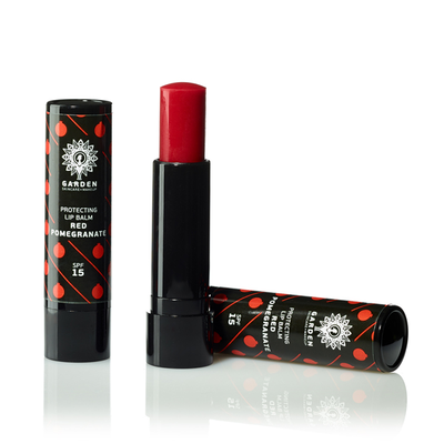 Garden protecting lip balm red pomegranate SPF15, , medium