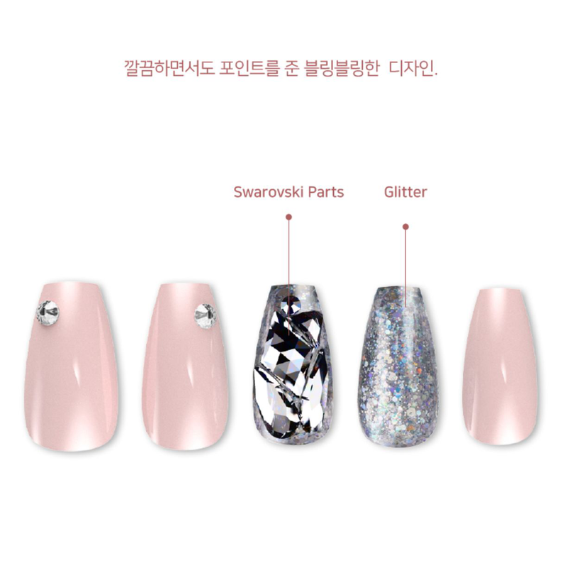 Vavav bling bling coffin nail tips, , medium image number null
