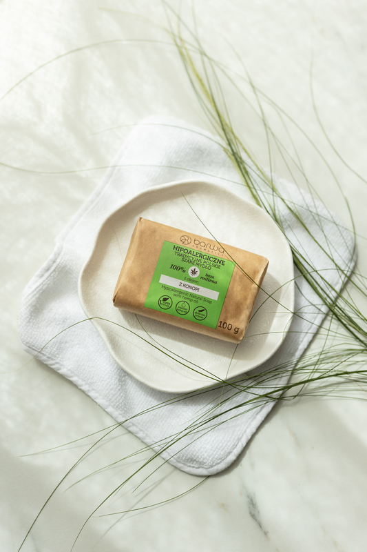 Product image: Barwa hypoallergenic natural soap with hemp oil, , medium-null