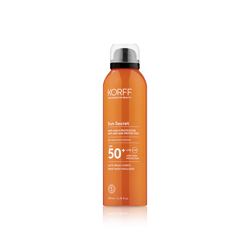 Korff sun secret spray body lotion SPF 50+ 200ml, , medium-null