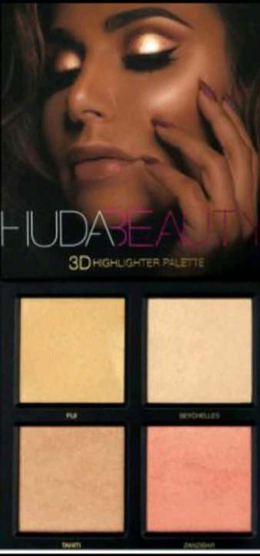 Huda beauty 3d highlighter palette, , medium-null
