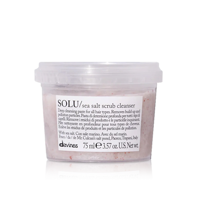 Davines solu salt scrub cleanser 75ml, , medium