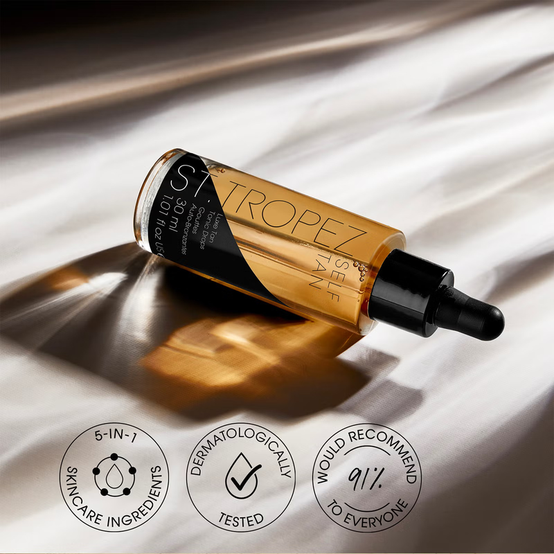 St. Tropez luxe tan tonic glow drops 30ml, , medium image number null