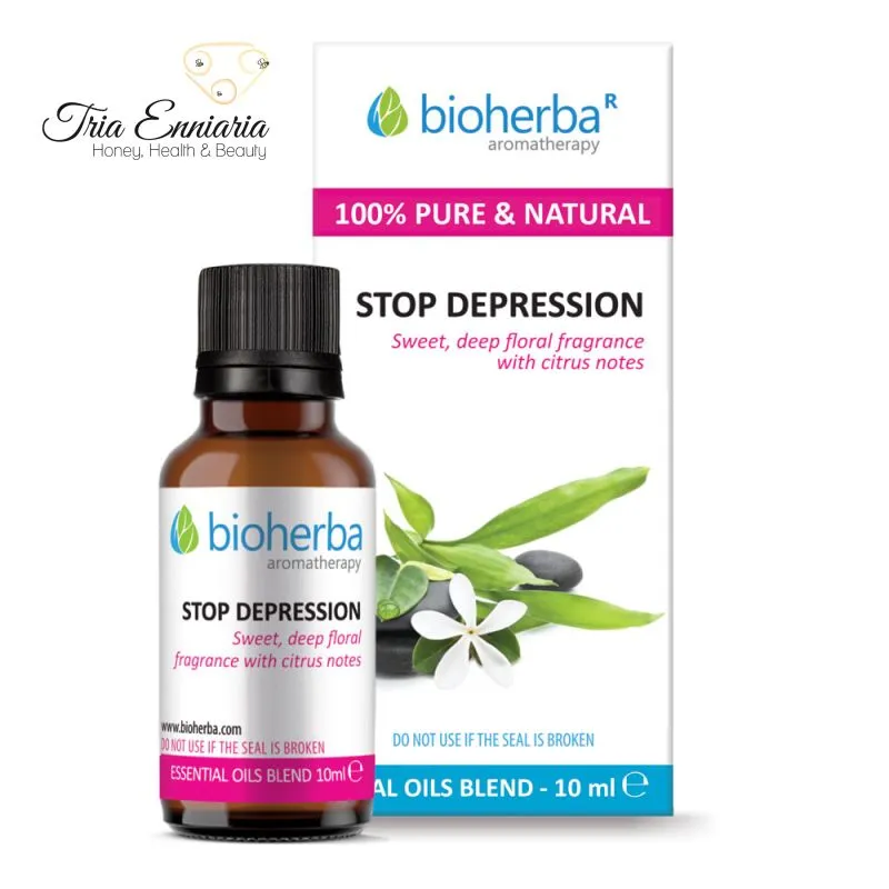 Product image: "stop-depression", аroma composition, 10ml, essential oil , bioherba, , medium-null