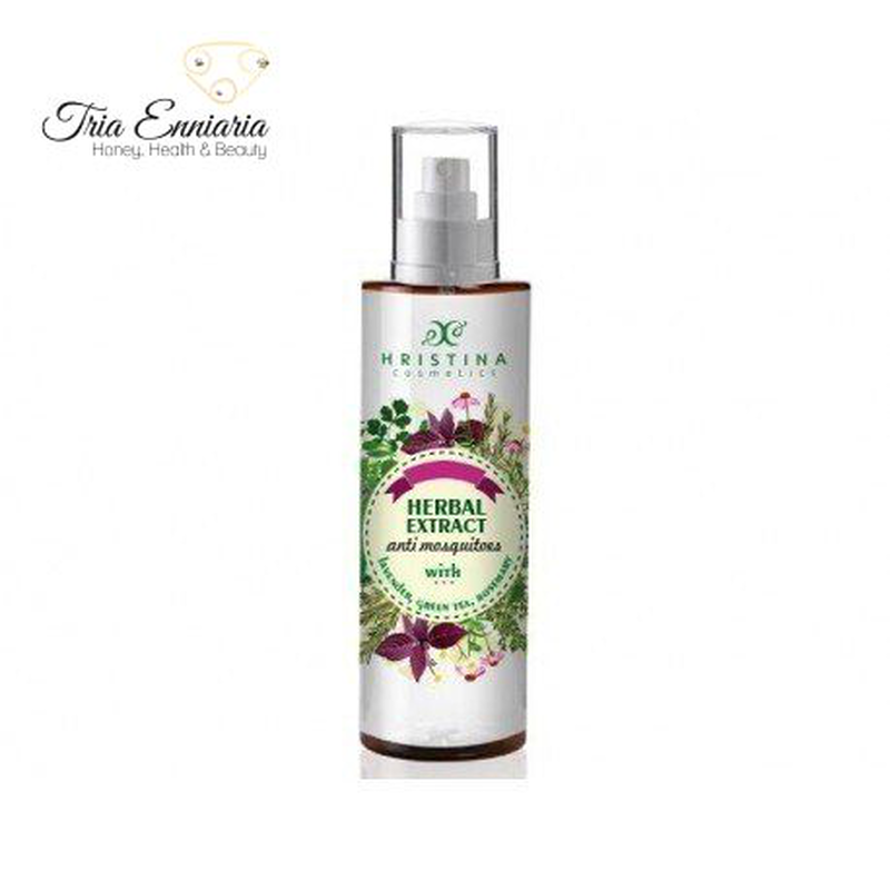 Herbal extract (spray) mosquito repellent, hristina, 100 ml.-null