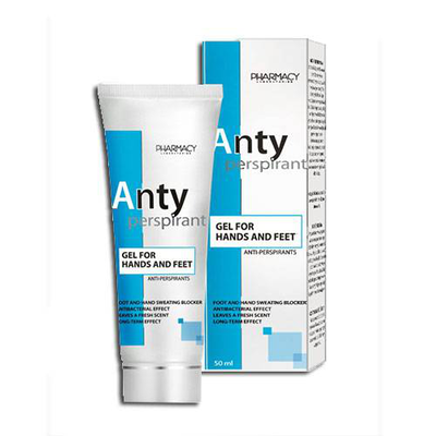 Pl antyperspirant gel feet & hands 50ml gel, , medium