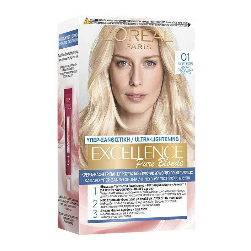 L'oreal excellence pure blonde 01 48ml, , medium image number null