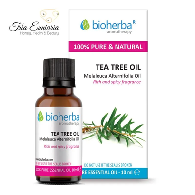 Tea tree, pure essential oil, 10 ml, bioherba