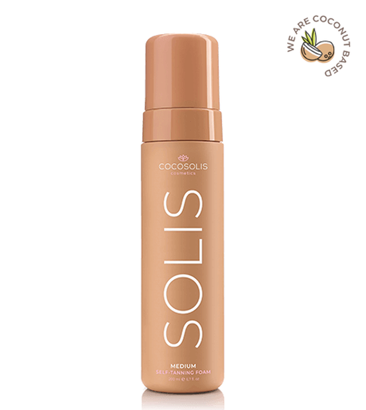 Cocosolis solis self-tanning foam, , medium-null