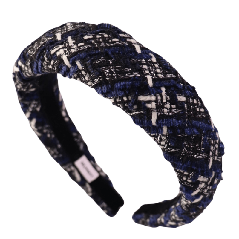 Halo tweed padded headband, , medium-null