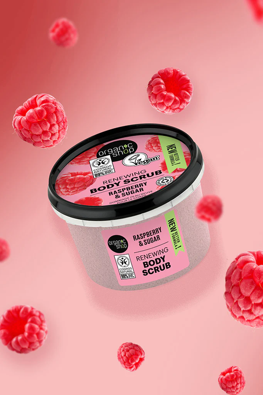 Body scrub raspberry & sugar renewing, , medium-null